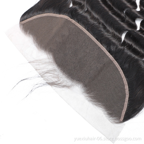 Wholesale Transparent HD Thin Swiss Lace Frontal Closure,Pre Plucked Virgin Hair HD Lace Frontal With Baby Hair